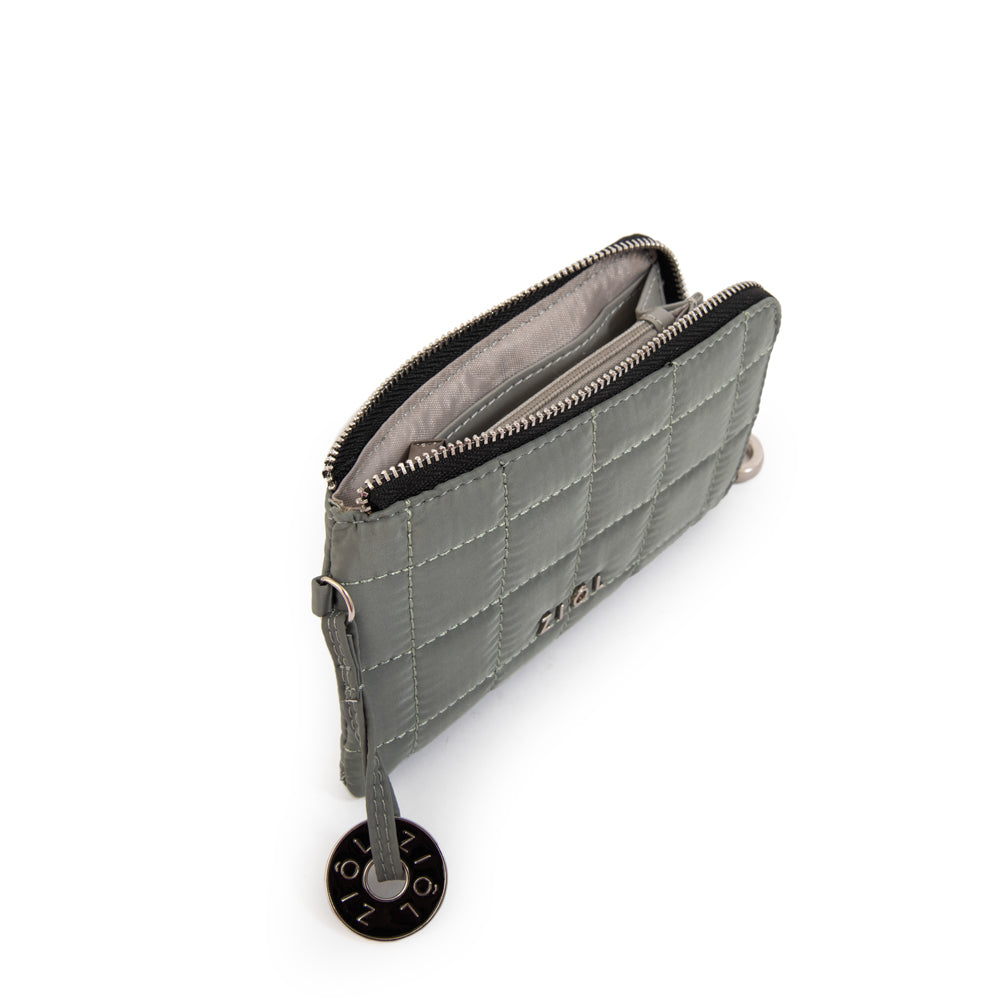 Billetera muga mediana verde claro