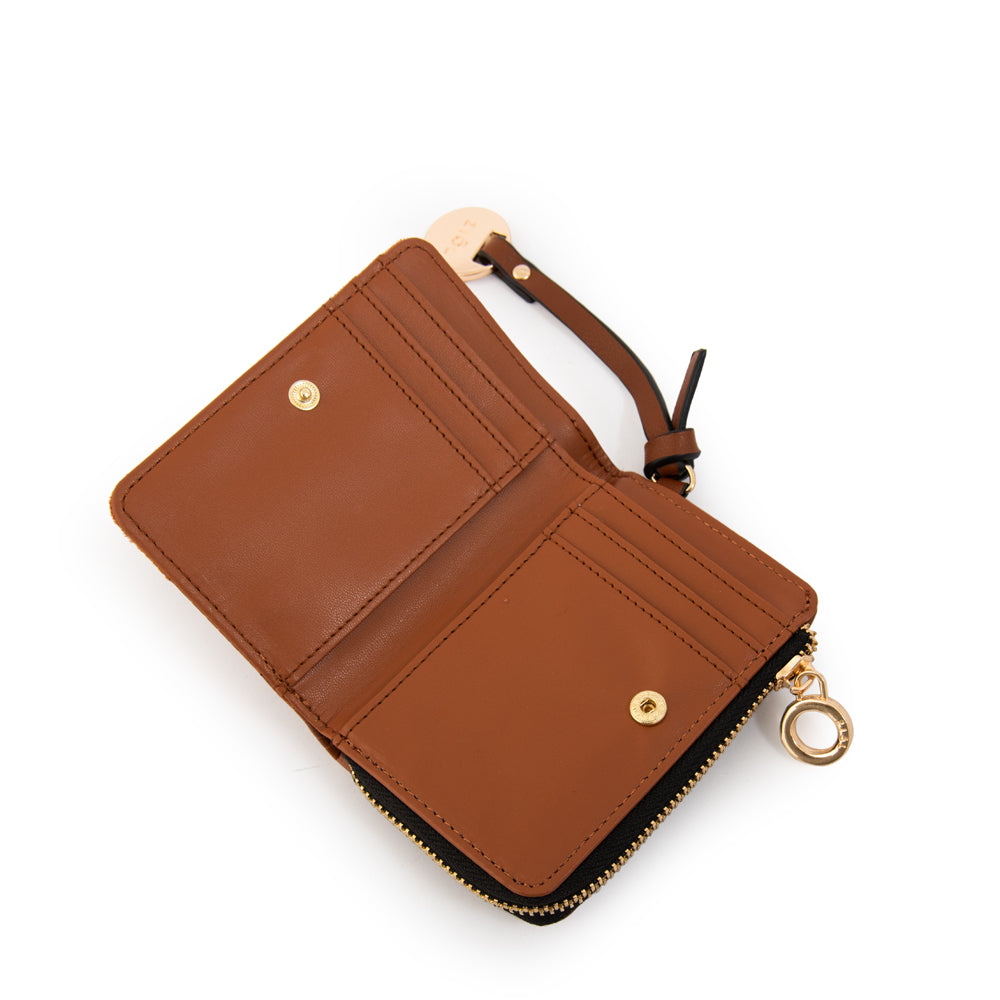 Billetera romi pequeña café