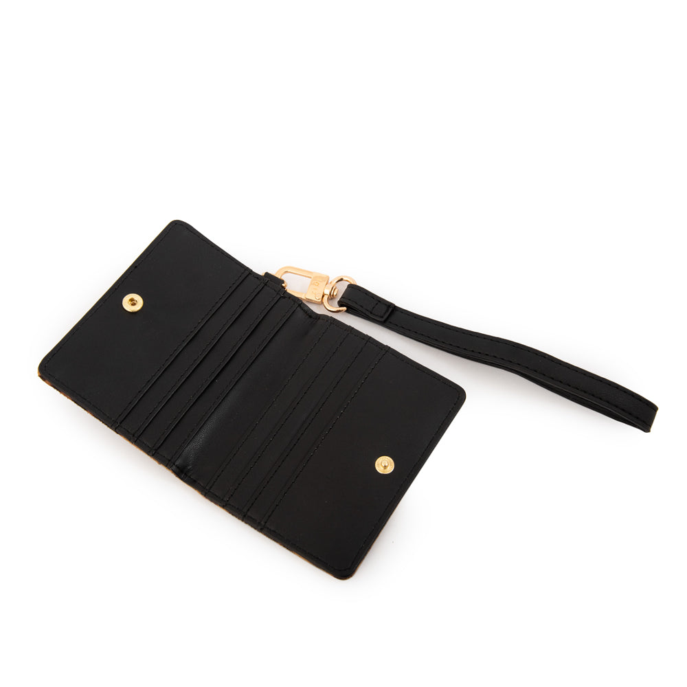 Tarjetero flopa pequeña camel