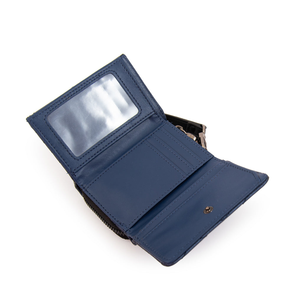 Billetera kilian grande azul oscuro