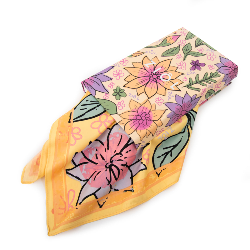 Pañuelo violet beige