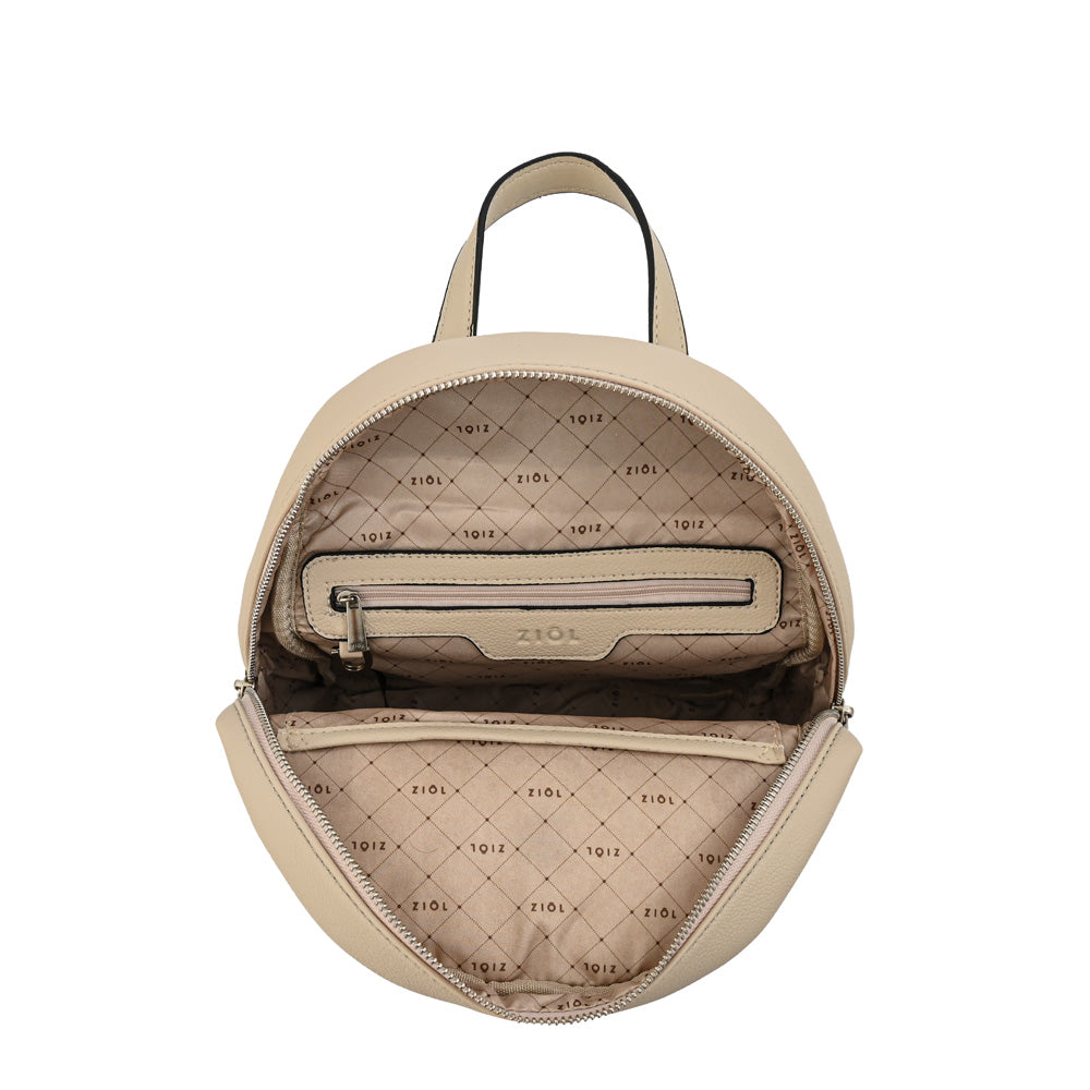 Mochila fiora mediana beige