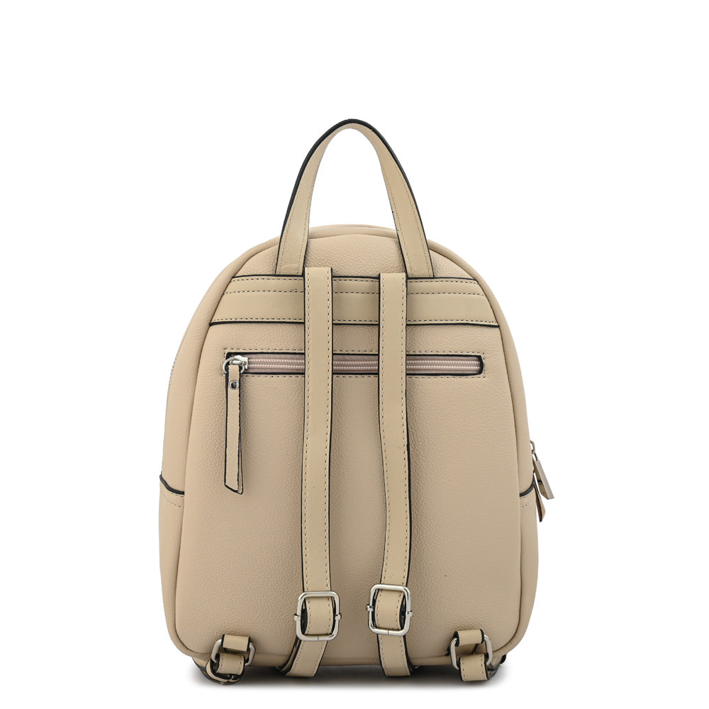 Mochila fiora mediana beige