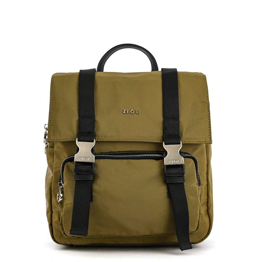 Cartera bandolera ivonne mediana verde oliva