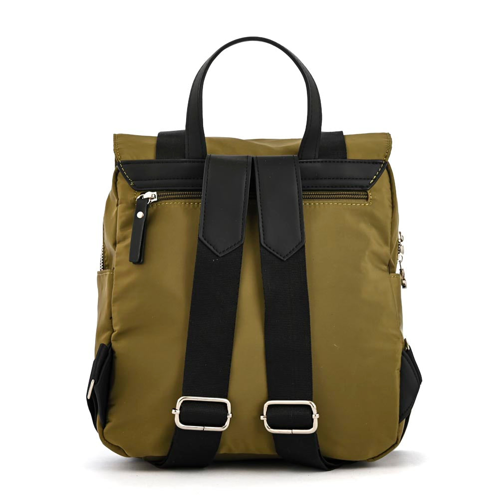 Cartera bandolera ivonne mediana verde oliva