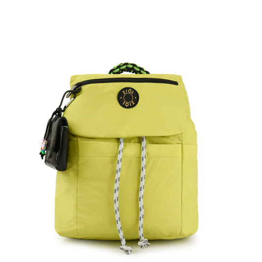 Mochila con tapa mediana olimpia verde limon