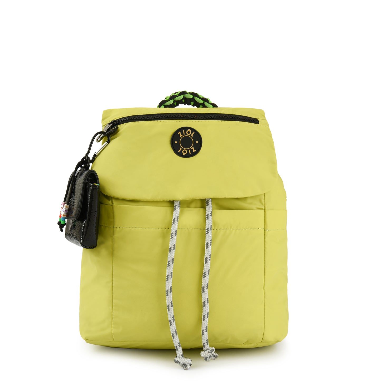 Mochila Con Tapa Mediana Olimpia Verde Limón