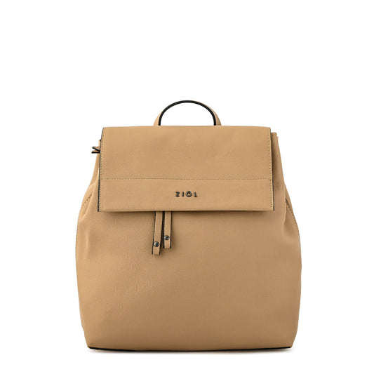 Tiaré Mochila Beige Mediana