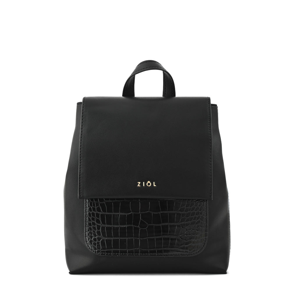 Mochila con tapa callie mediana