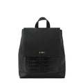Mochila con tapa callie mediana negro