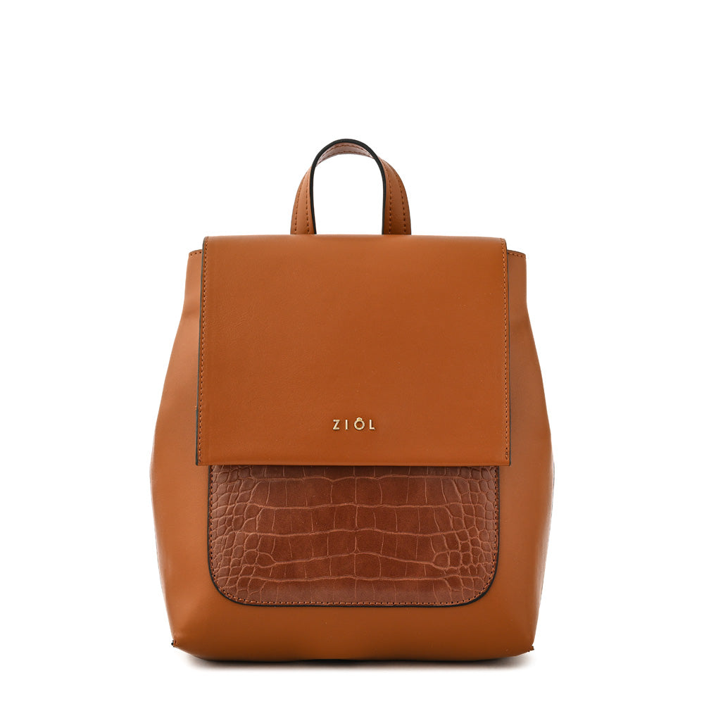 Mochila con tapa callie mediana
