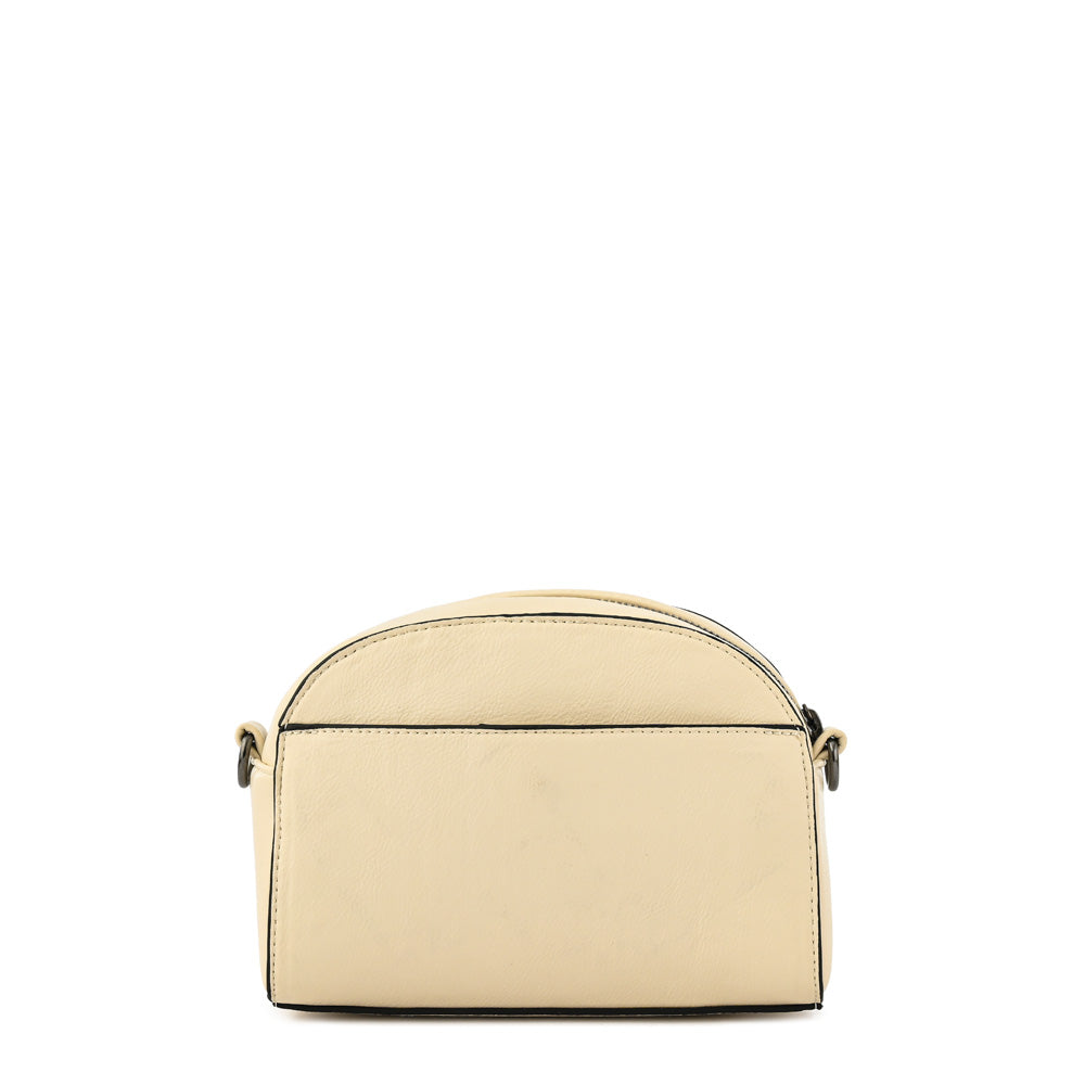 Cartera bandolera kinsley pequeña blanco crudo