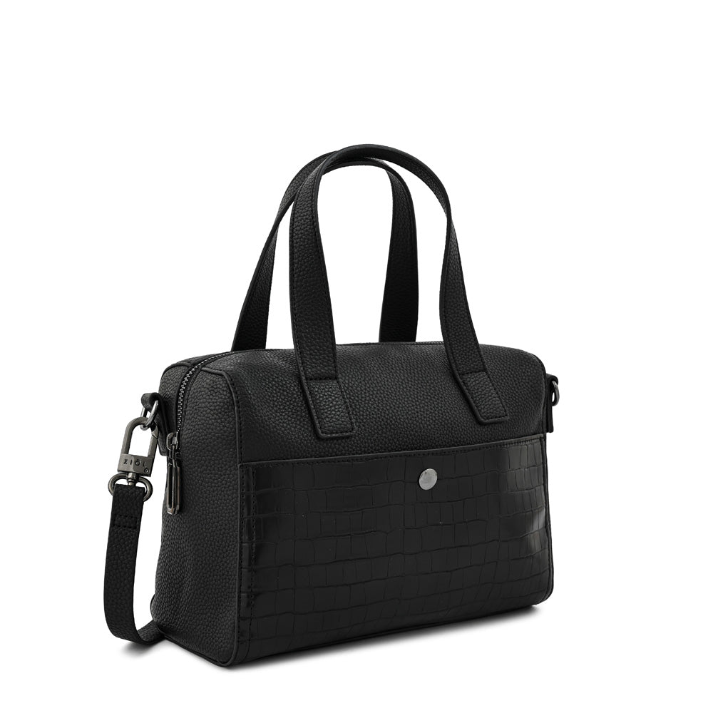 Cartera tote baul sally mediana negro