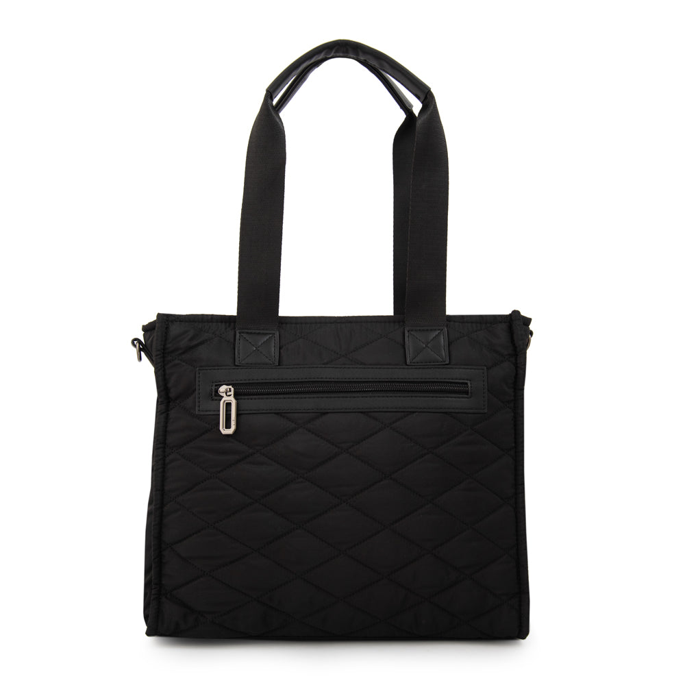 Cartera tote porta notebook grande cersei negro