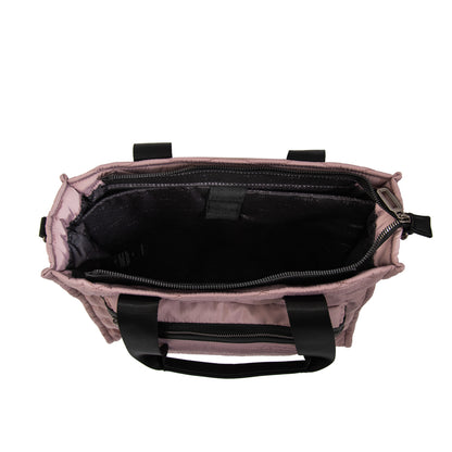 Cartera tote porta notebook cersei rosa viejo