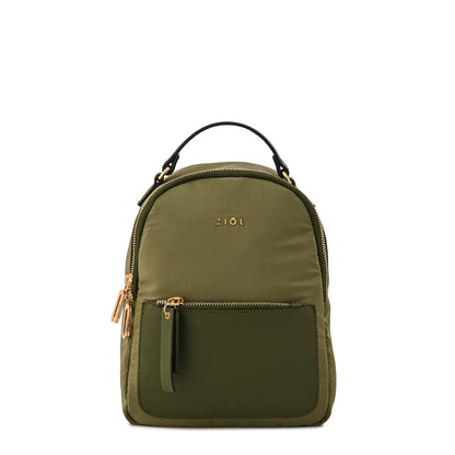 Mochila pequeña daisy verde oliva