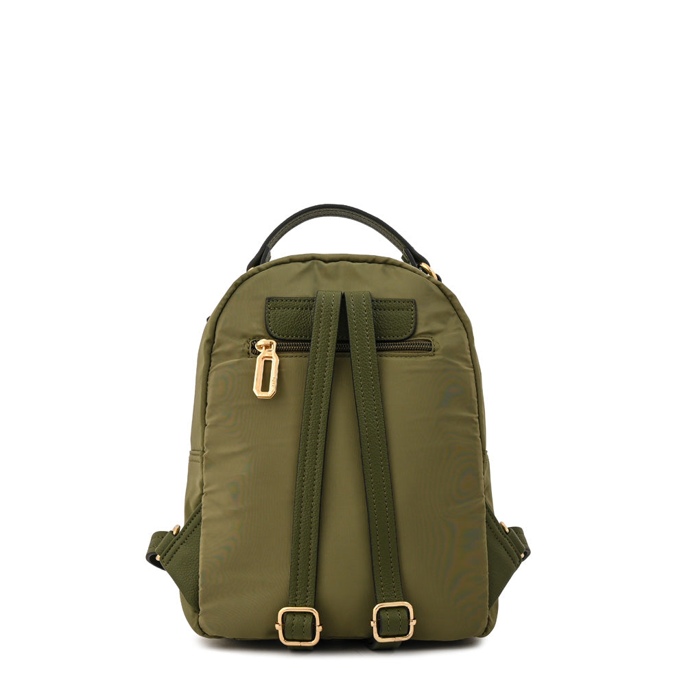 Mochila pequeña daisy verde oliva