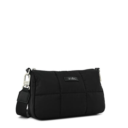 Cartera bandolera mediana nacha negro