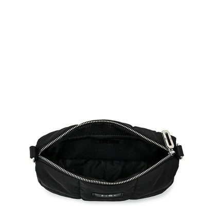 Cartera bandolera mediana nacha negro