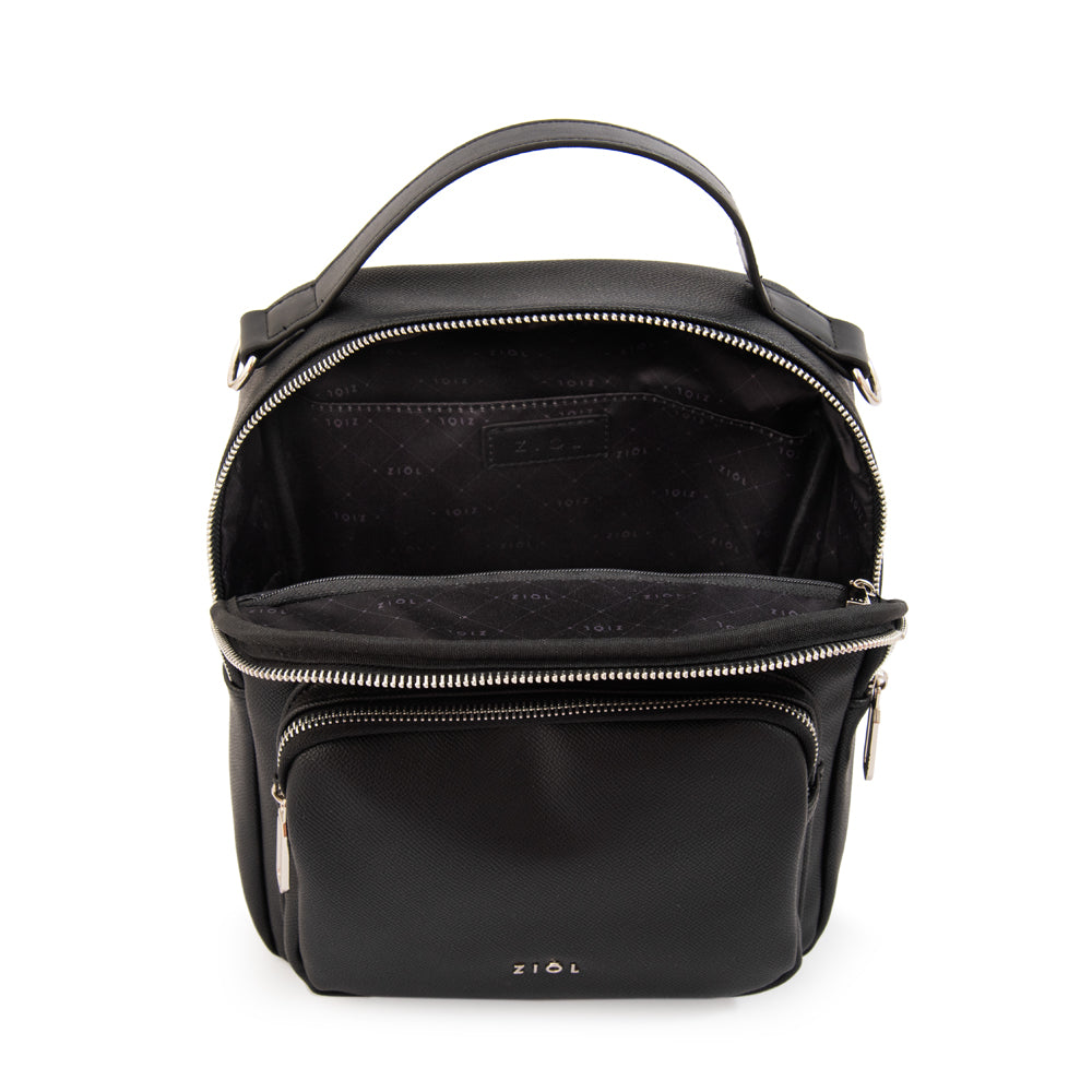 Mochila teodora pequeña negro especial