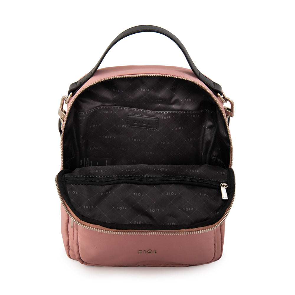 Mochila teodora pequeña rosa viejo