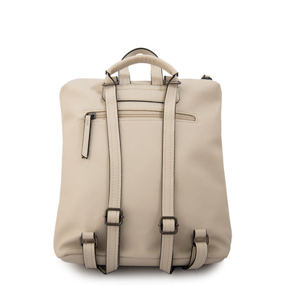 Mochila ingrid mediana blanco crudo