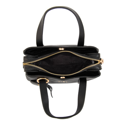 Cartera tote tres divisiones aurora mediana negro