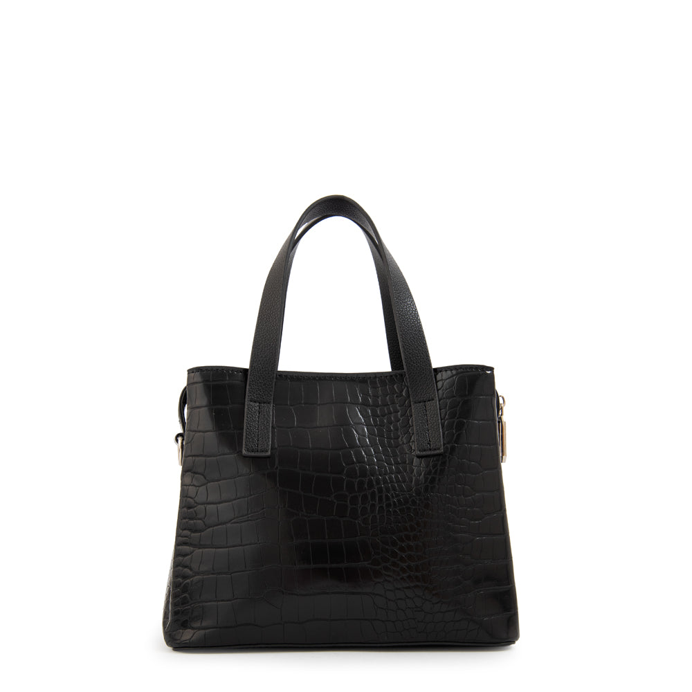 Cartera tote tres divisiones aurora mediana negro especial