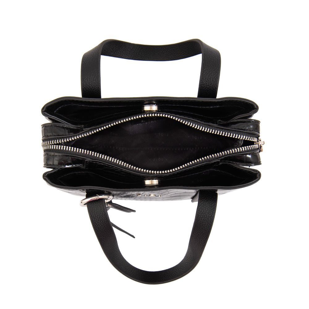 Cartera tote tres divisiones aurora mediana negro especial