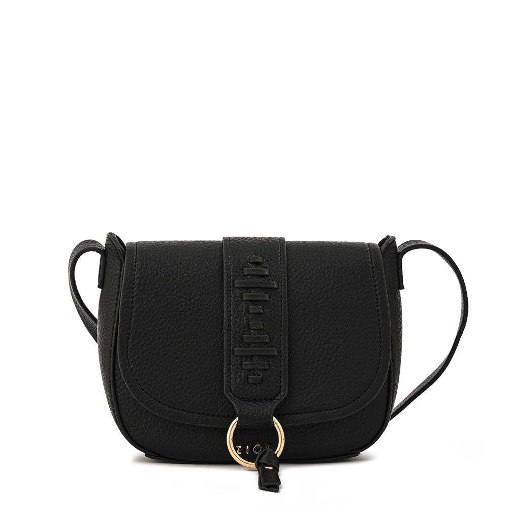 Cartera bandolera con tapa tyra mediana
