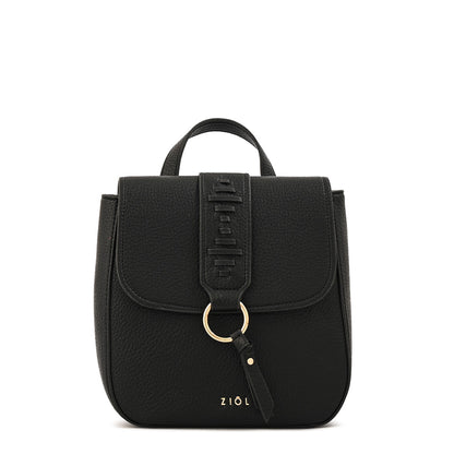 Mochila con tapa tyra pequeña negro