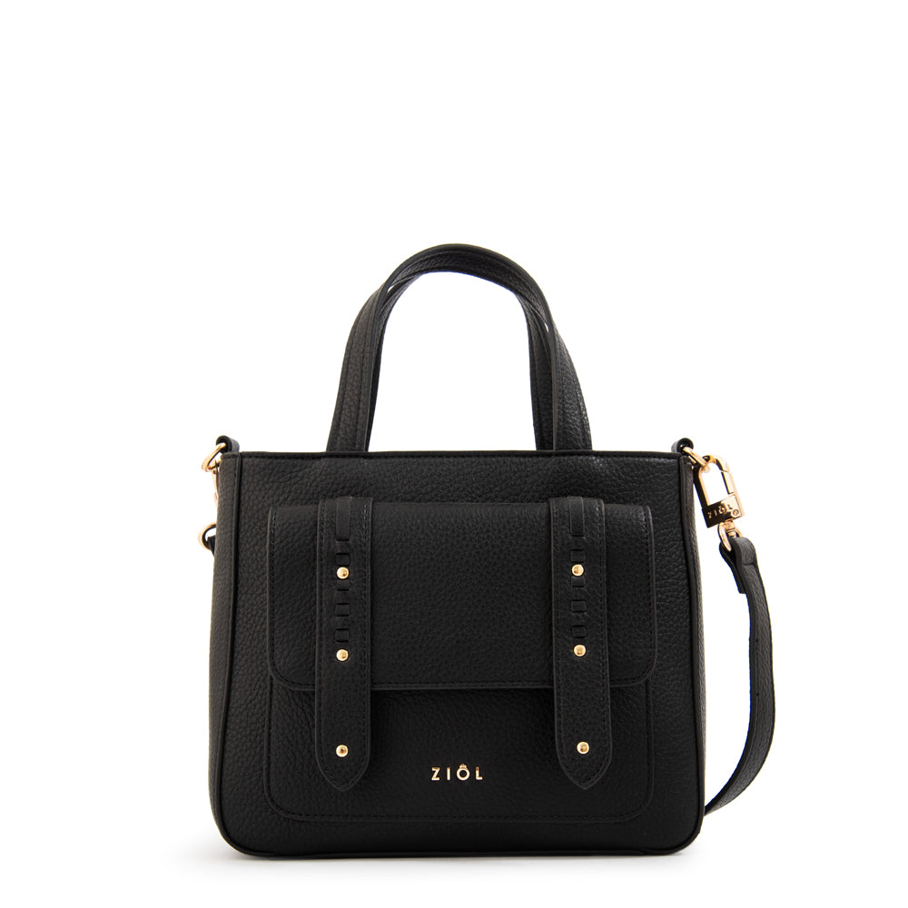 Cartera tote tyra pequeña negro