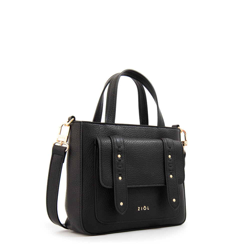 Cartera tote tyra pequeña negro