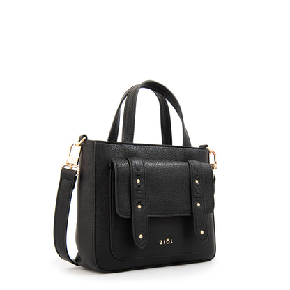 Cartera tote tyra pequeña negro