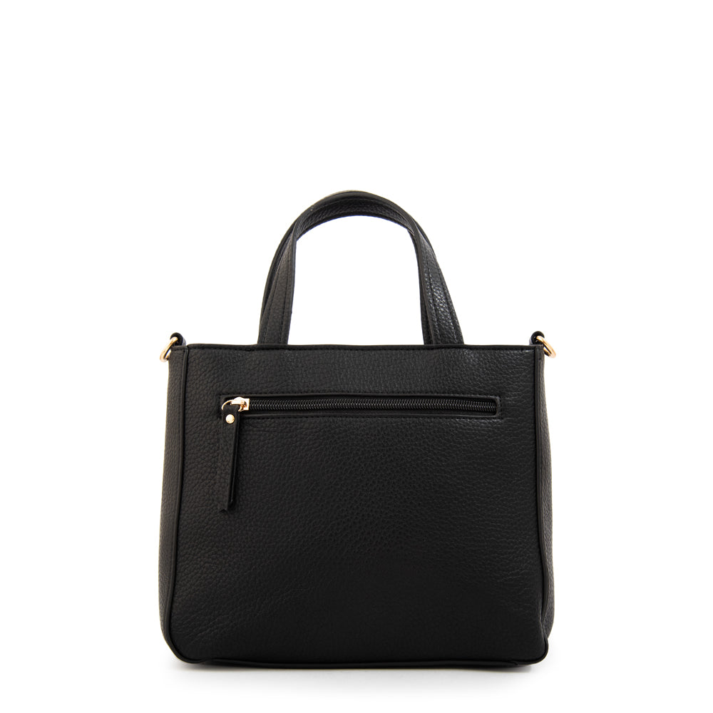 Cartera tote tyra pequeña negro