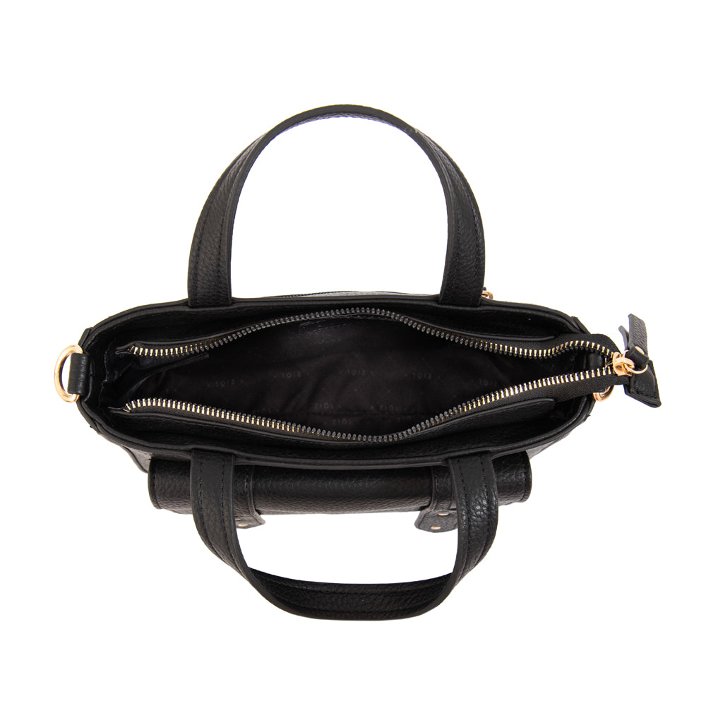 Cartera tote tyra pequeña negro