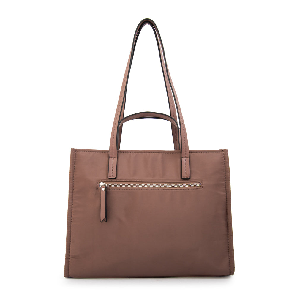 Cartera tote lola mediana rosa viejo