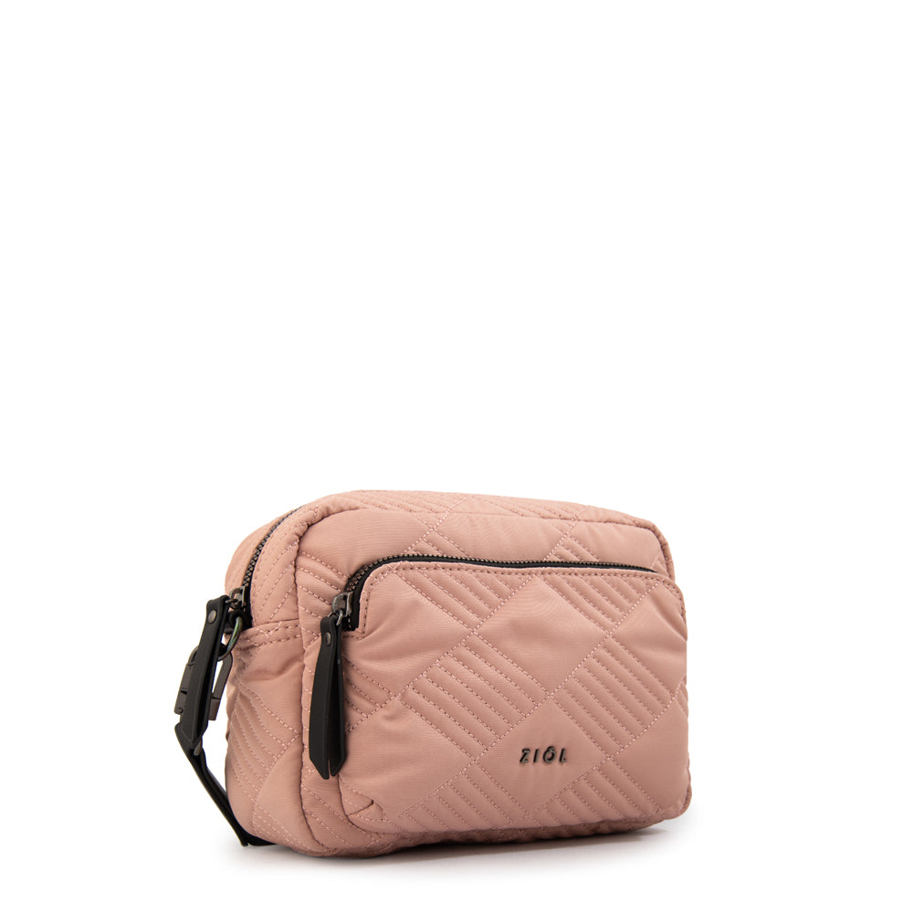 Cartera bandolera luar mediana rosa viejo