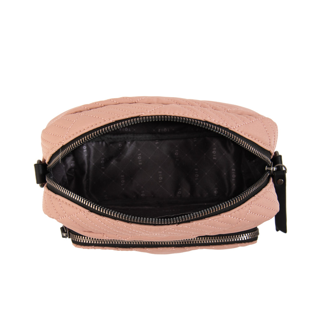 Cartera bandolera luar mediana rosa viejo