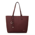 Cartera tote bote izadora grande burdeo