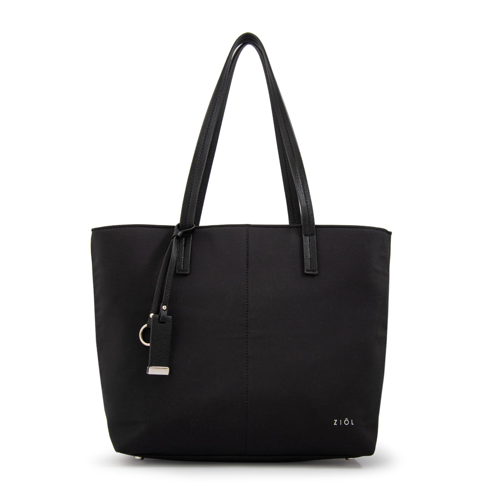 Cartera tote bote izadora grande negro