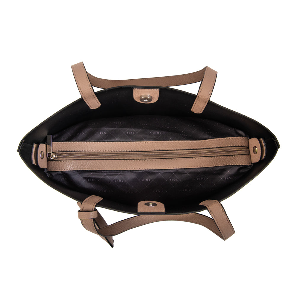 Cartera tote brunilda grande taupe