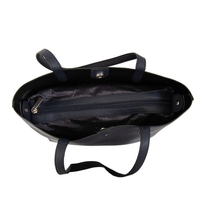 Cartera tote brunilda grande azul oscuro