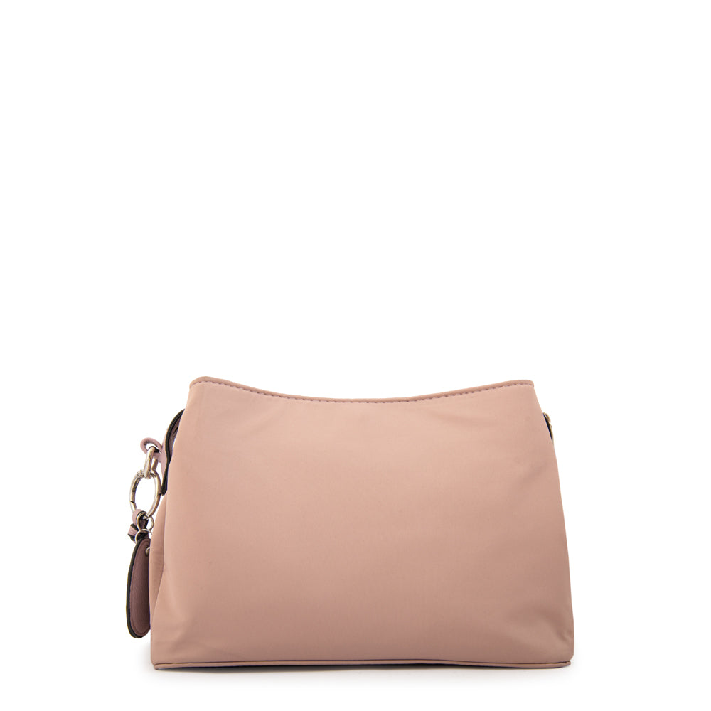 Cartera bandolera antonieta pequeña rosa viejo
