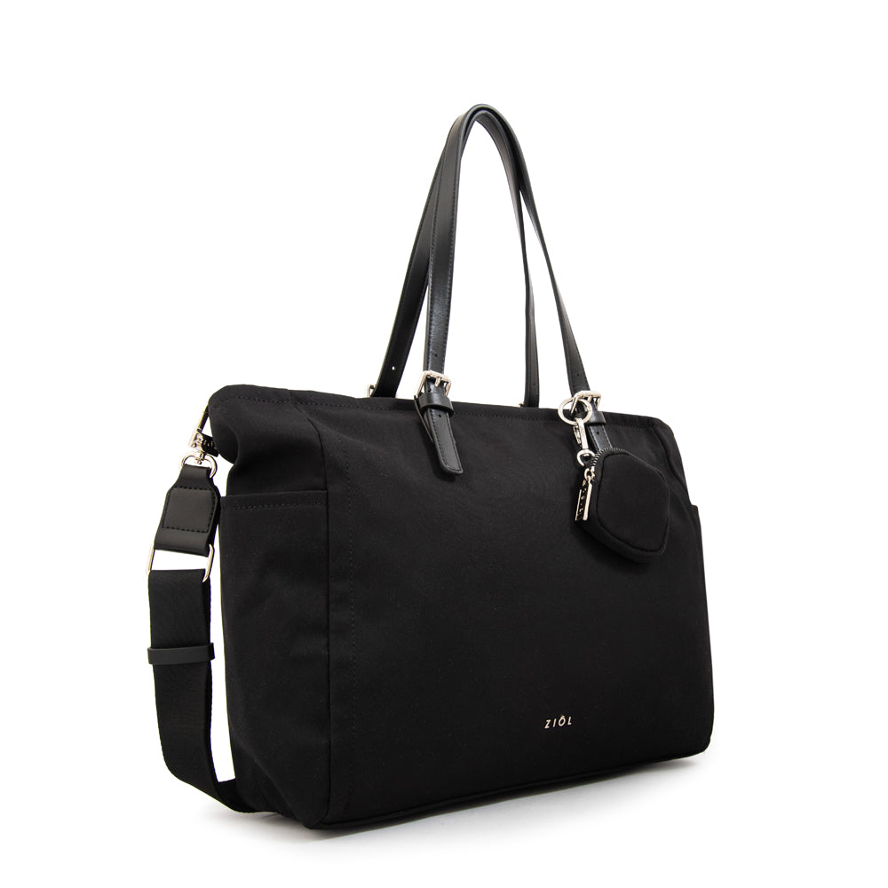 Cartera tote porta notebook marta grande negro