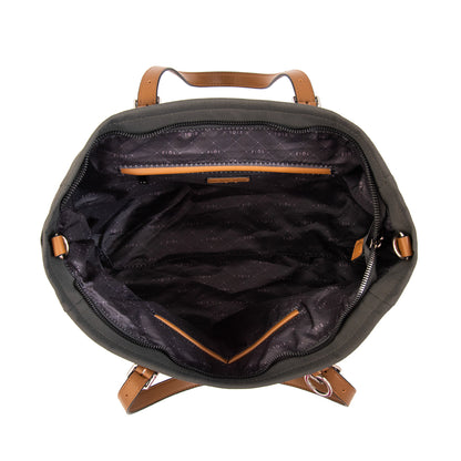 Cartera tote porta notebook marta grande gris oscuro