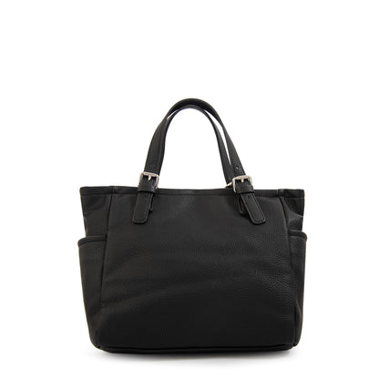 Cartera bandolera con dos asas marta mediana negro