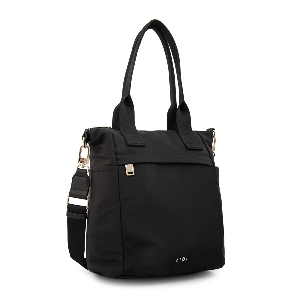 Cartera tote fiona negro