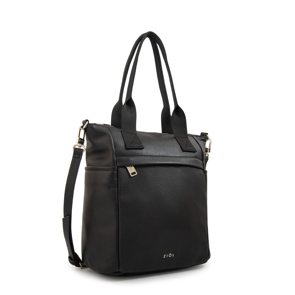 Cartera tote fiona grande negro