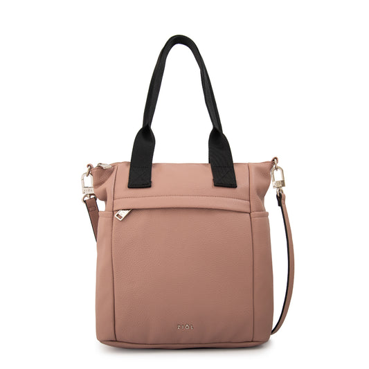 Cartera tote fiona grande rosa viejo